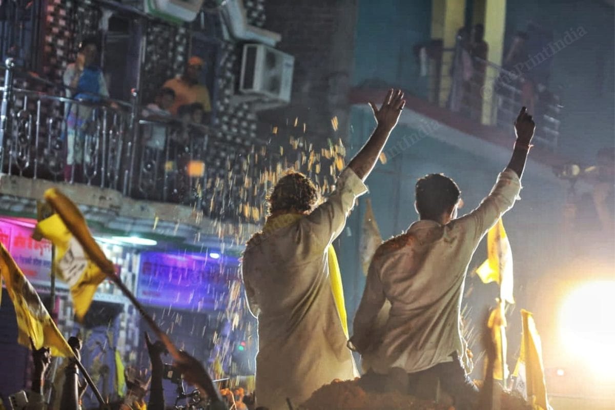 Prashant Kishor during a campaign rally in Bihar | Praveen Jain | ThePrint