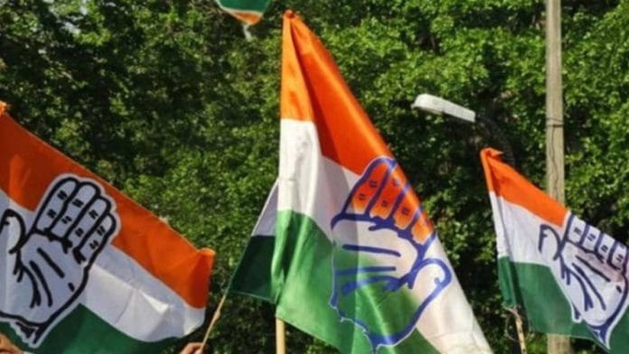 Congress flags | Suraj Singh Bisht | ThePrint