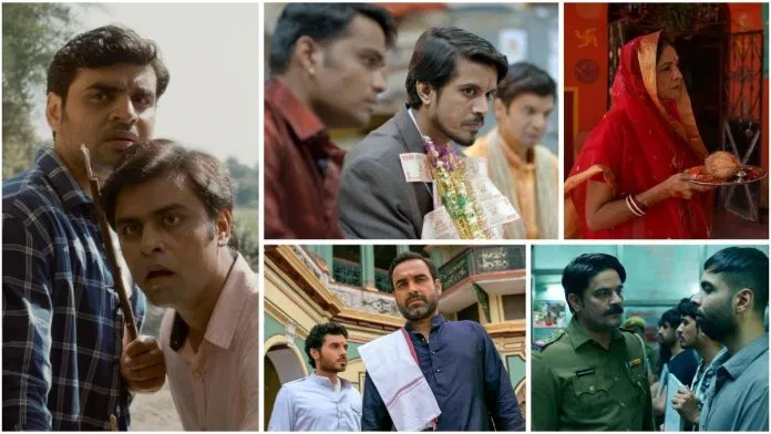 The data shows that not only is the share of male protagonists significantly higher, the skew has also intensified over time. | Collage by Prashant