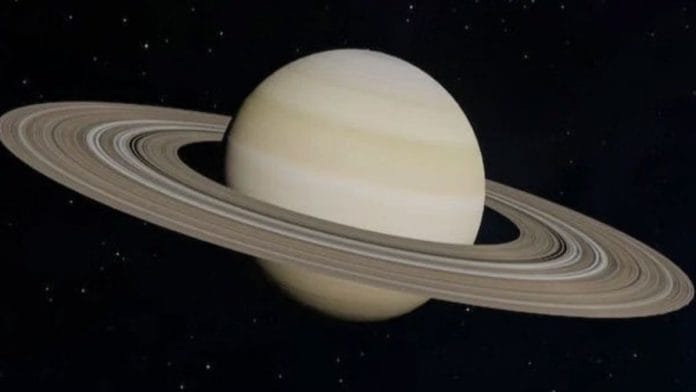 On Sunday night, Saturn appeared as a yellow, flattened, ringless disk. It’s called a ring-plane crossing.