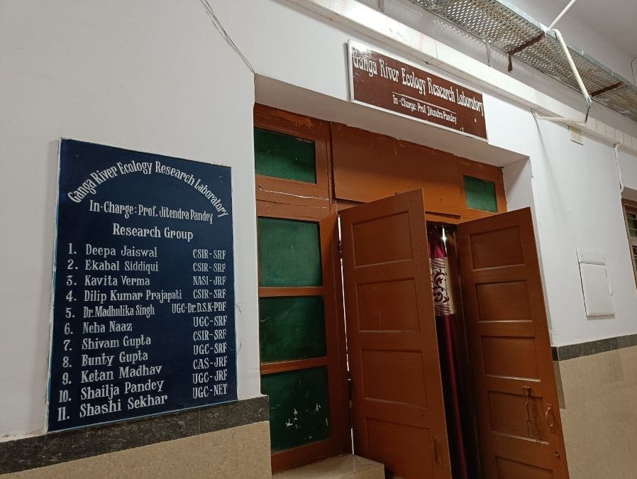 The names of research scholars on Pandey's team at BHU | Photo: Krishan Murari, ThePrint