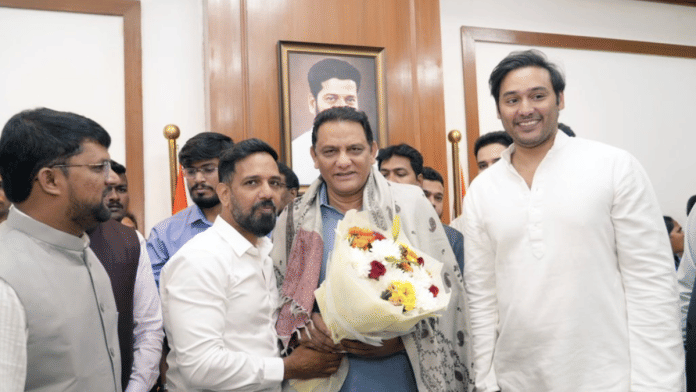 Mohammad Azharuddin Garu takes over as Telangana State Minister for Minority Welfare and Public Enterprises at the state Secretariat | X/@FaheemQureshinc