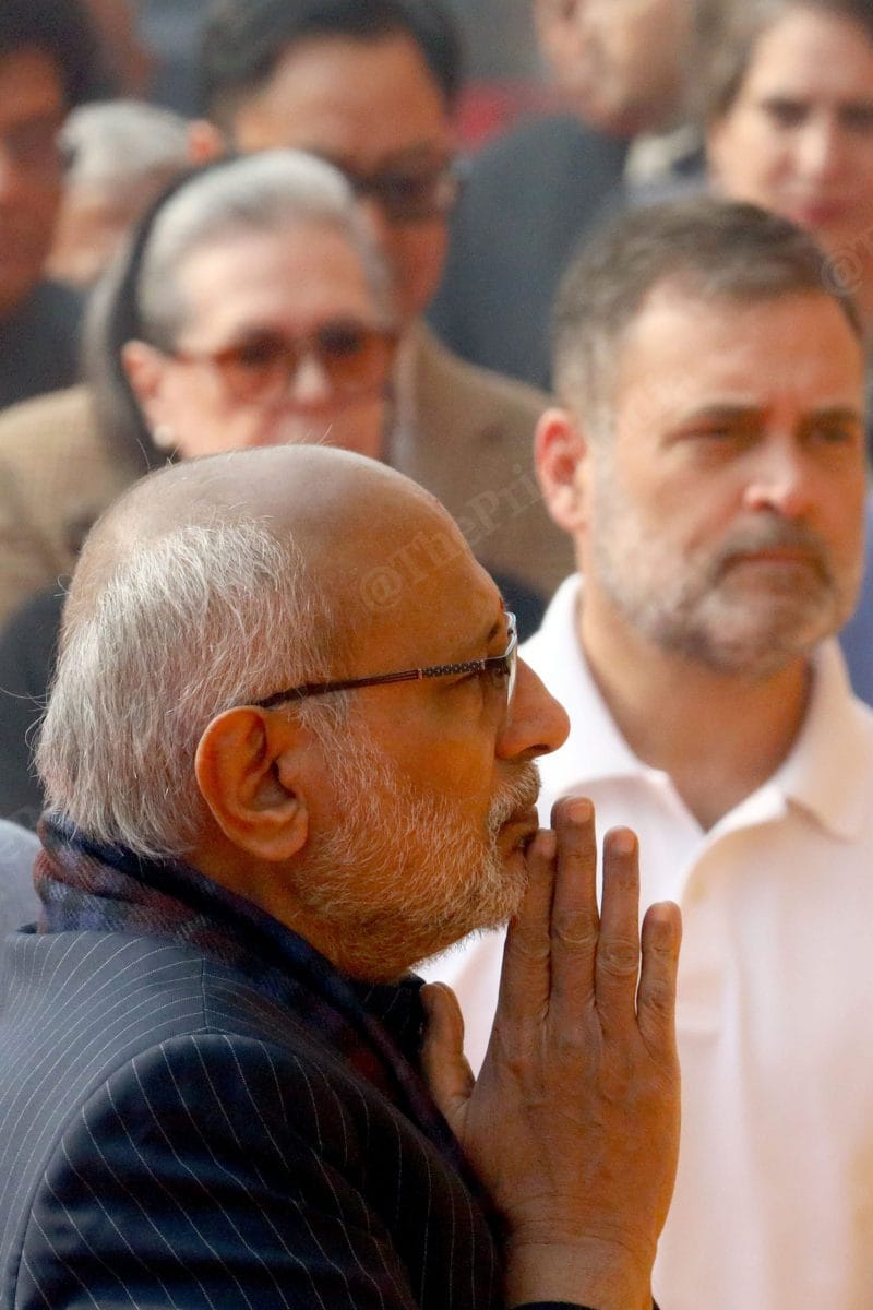 Vice President C.P. Radhakrishnan pays tribute to security personnel killed in 2001 Parliament attack.| Praveen Jain/ThePrint