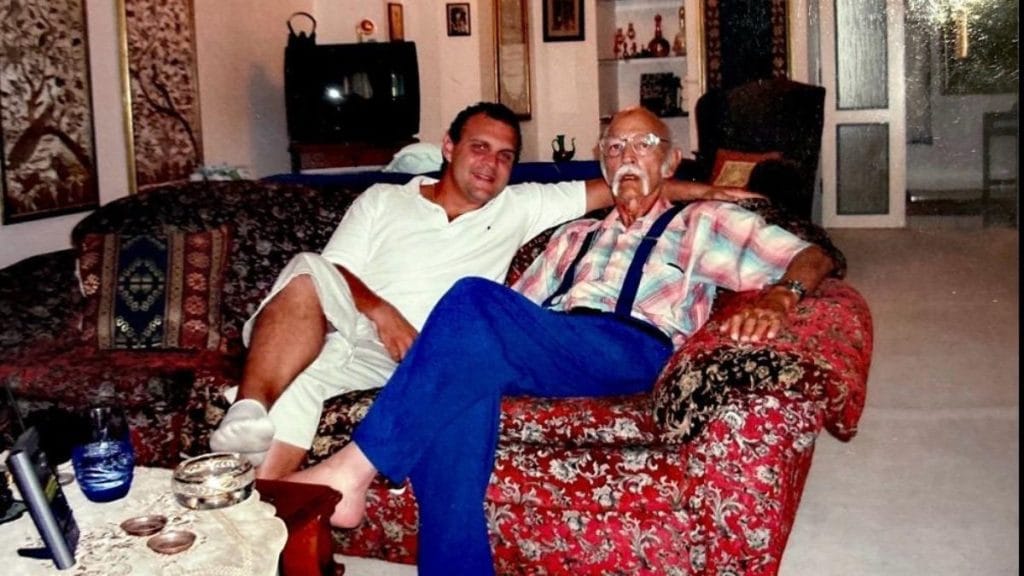 Azam Jah said he became very close with his father in his 70s. Courtesy: Azam Jah