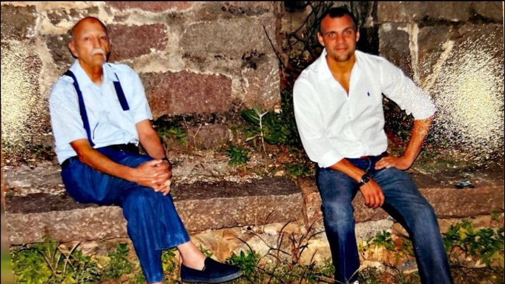 Azam Jah said despite his father being a "difficult" man, he got along well with him. Courtesy: Azam Jah