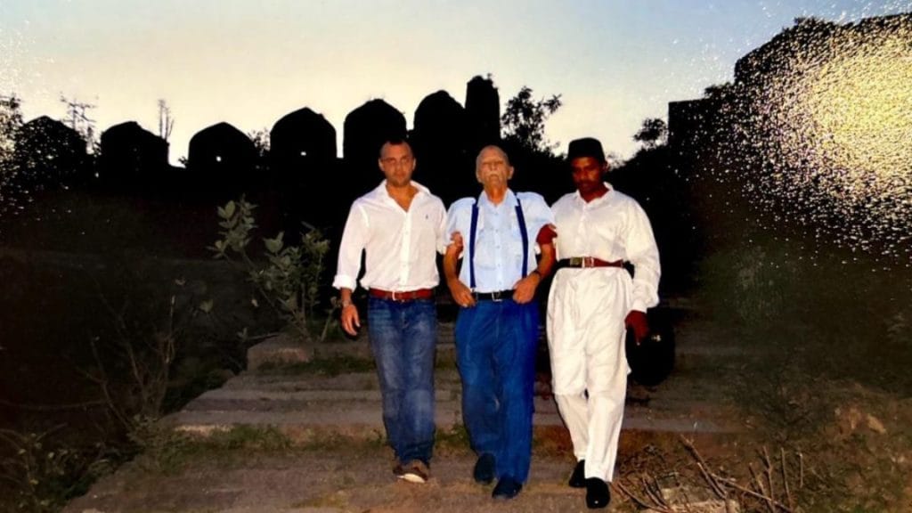 Azam Jah with his father Mukarram Jah. Courtesy: Azam Jah