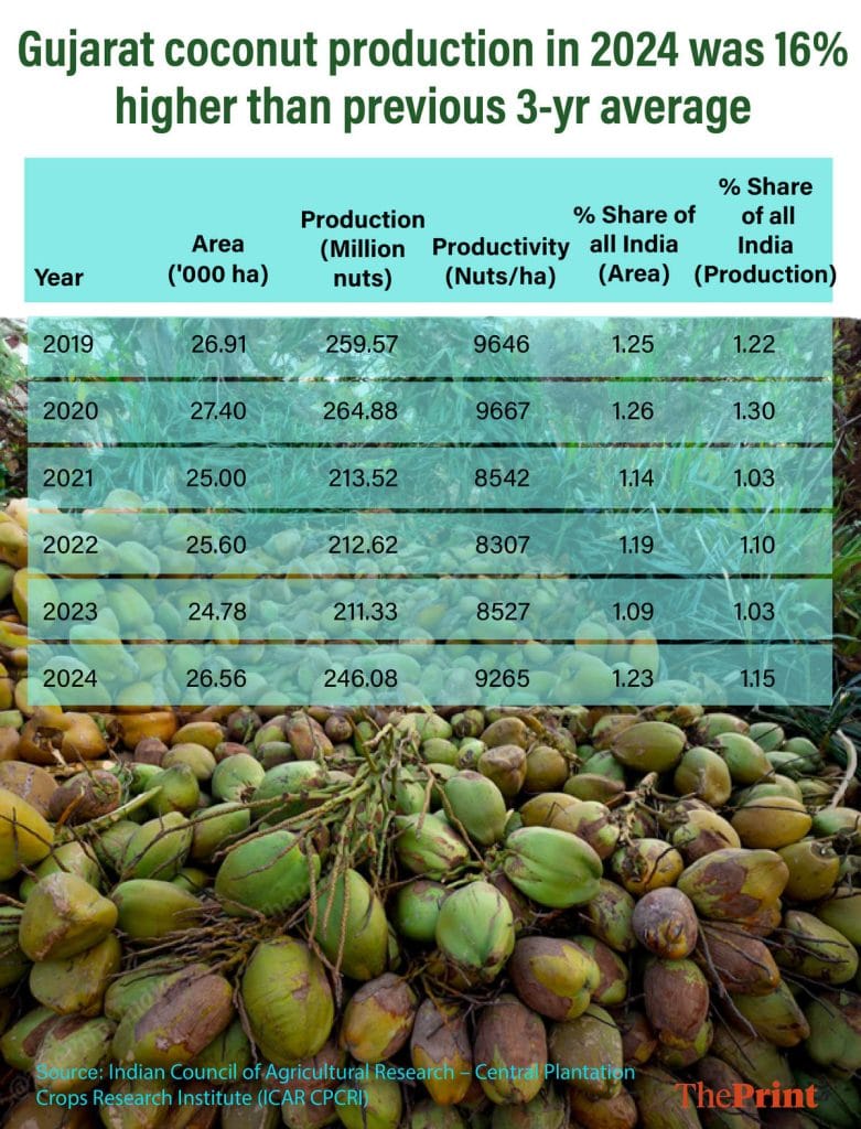 Gujarat coconuts 