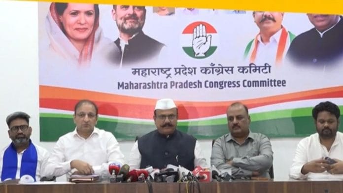 VBA's Dhairyavardhan Pundkar and Maharashtra Congress president Harshwardhan Sapkal announce their alliance for BMC elections | Source: X/Maharashtra Congress