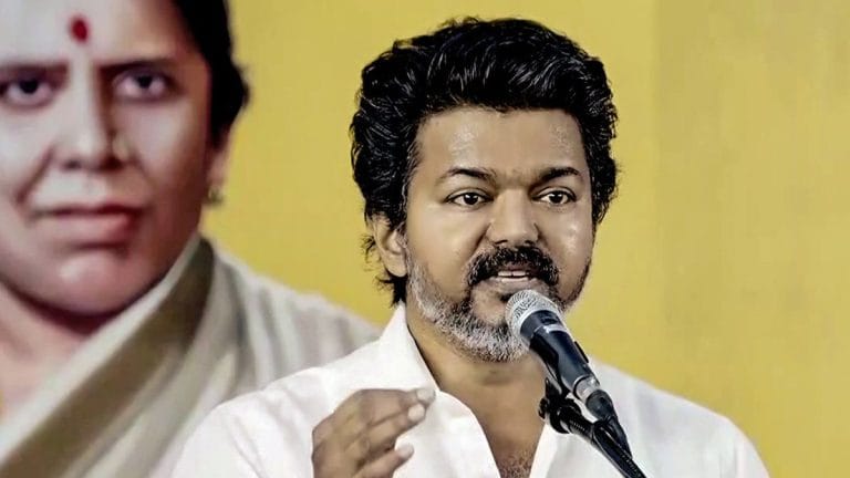 After Karur stampede, TVK’s Vijay on Puducherry stage in limited edition—only for those with QR code