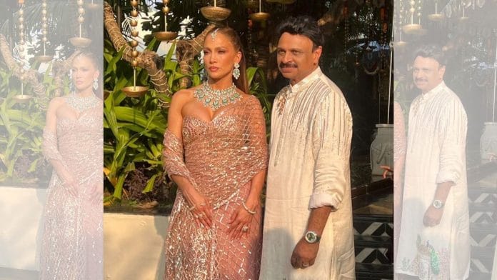 Jennifer Lopez with billionaire Rama Raju Mantena