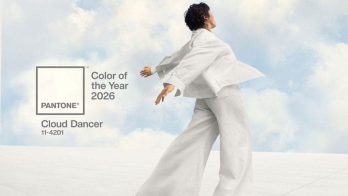 Pantone named Colour Dancer, a shade of white, as its Color of the Year
