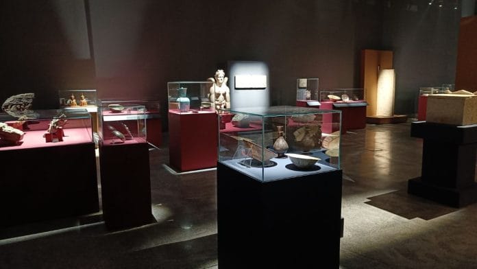 The curator featured a selection of oeuvres from the Indian subcontinent, Central Asia, China, Iran and the Mediterranean area, which are part of the collections of Italian museums. | Krishan Murari | ThePrint