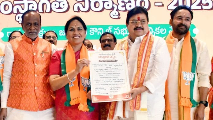 N Ramchander Rao was sworn in as Telangana BJP president in July this year | ANI