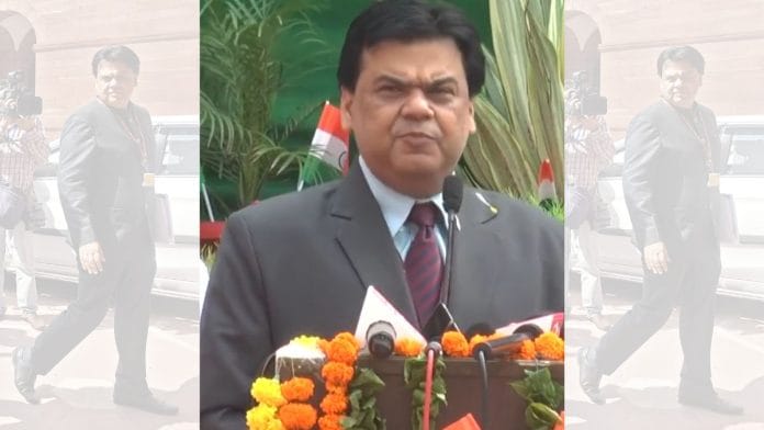 File photo of former IAS officer Praveen Prakash | YouTube (@Andhra Pradesh Bhawan)/ANI