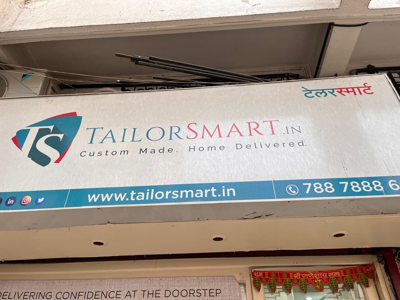 TailorSmart board at the small office in Pune | Nootan Sharma, ThePrint