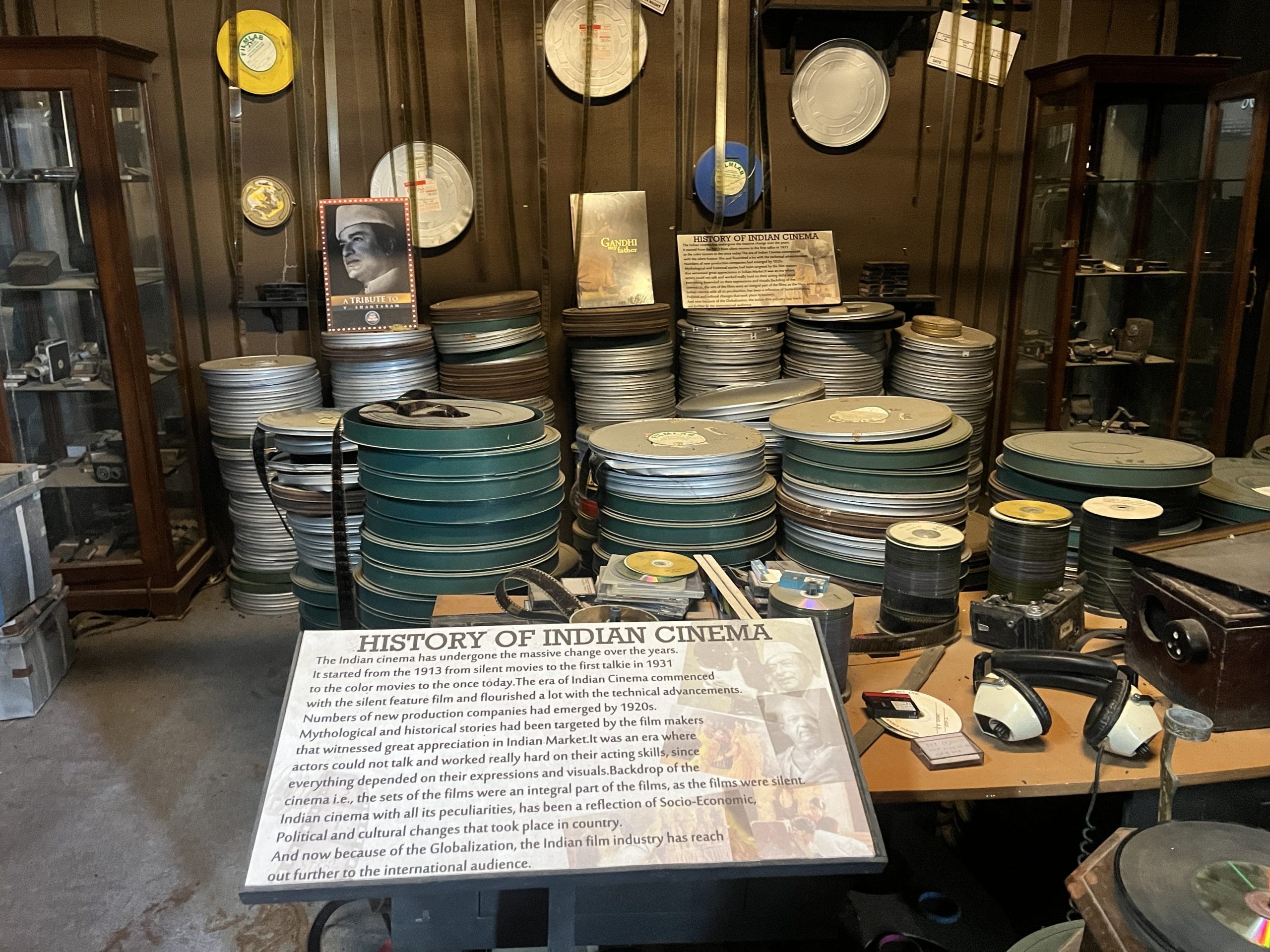 A collection of equipment used to shoot films in India since 1913 at the studio’s film museum | Kasturi Walimbe | ThePrint