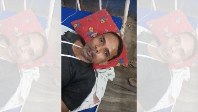 Still from video Mohammed Athar Hussain recorded in the hospital days before his death | By special arrangement