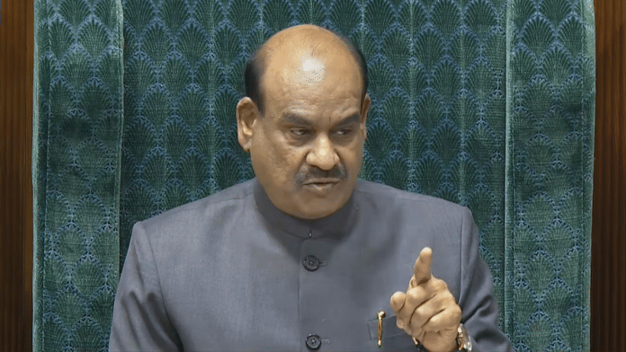 Lok Sabha Speaker Om Birla conducts proceedings in the House during the Winter session of Parliament, in New Delhi, Tuesday, Dec. 2, 2025 | PTI