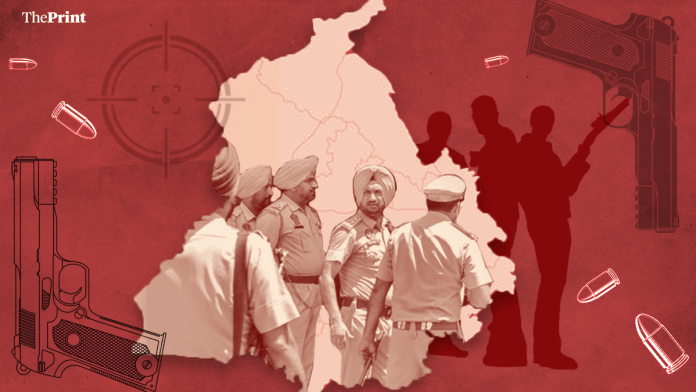 There have been 10 shootings in rural Amritsar between mid-November and mid-December | Illustration: Shruti Naithani | ThePrint