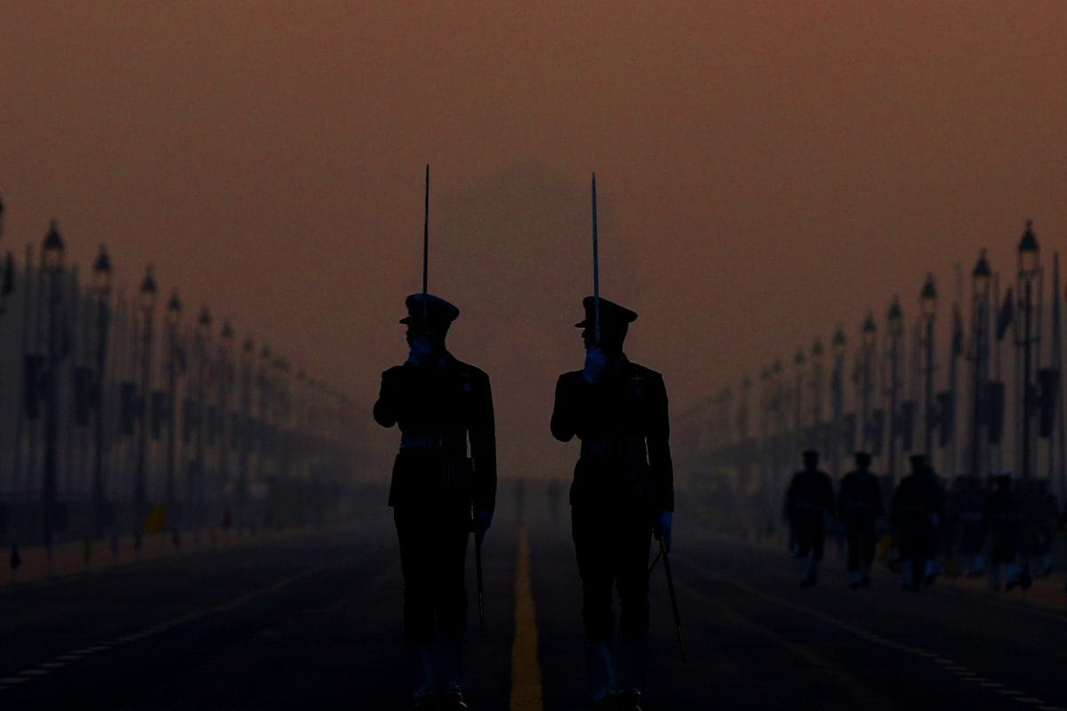 Air Force Personnel rehearsed early in the morning for the 26th January Parade | Suraj Singh Bisht | ThePrint