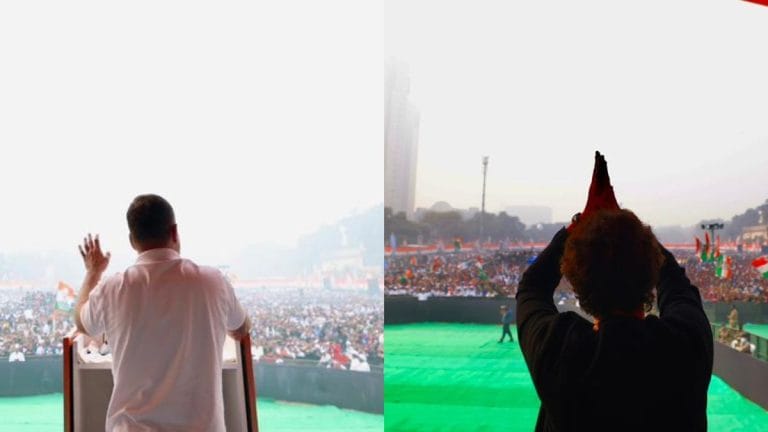 ‘Truth will defeat Modi, Shah’—at Congress ‘vote chori’ rally, Rahul & Priyanka tear into BJP