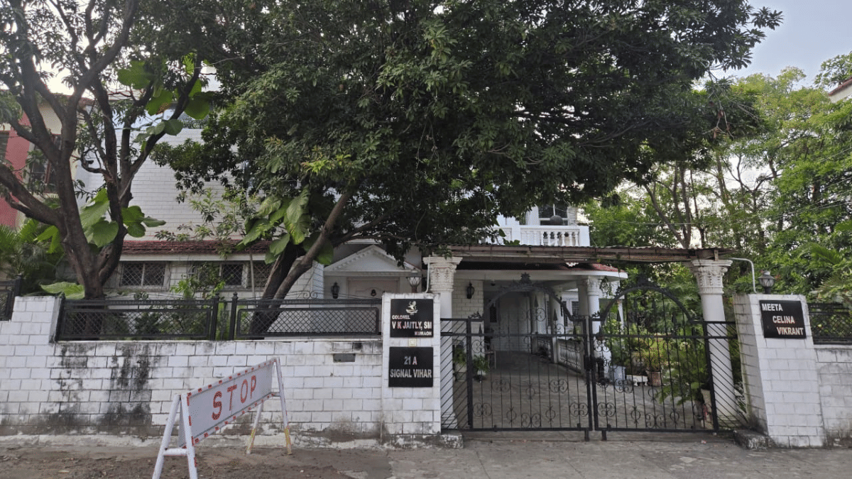 Retired army officer Vikrant Jaitly house in Mhow, MP | By special arrangement