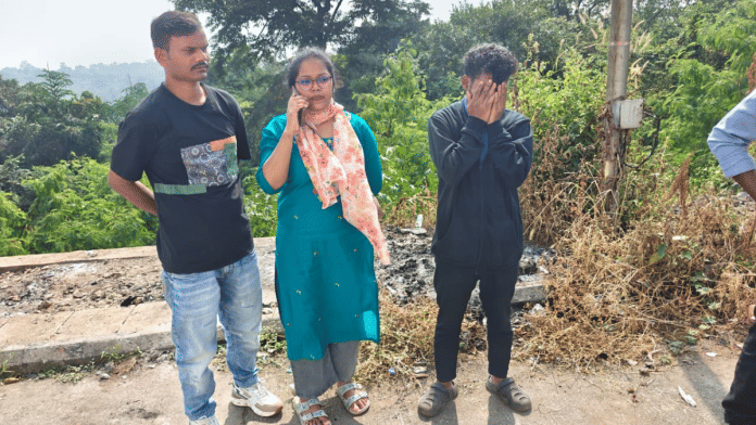 Vikas Munda wait to identify the body of his younger brother at Goa Medical College's mortuary | Mayank Kumar | ThePrint