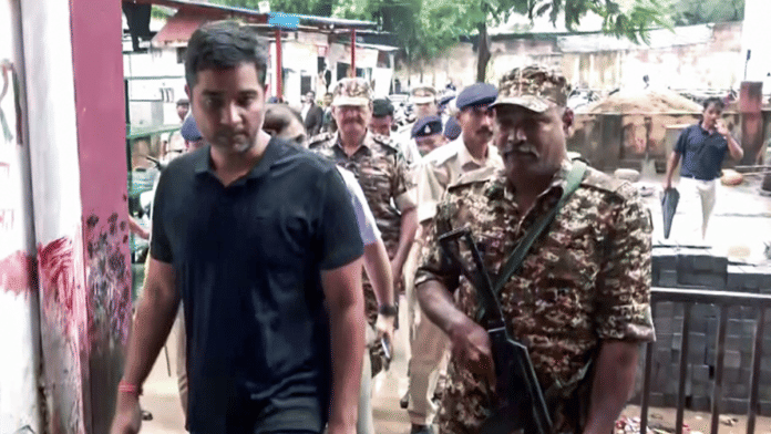 File photo of Chaitanya Baghel at a court in Raipur | ANI