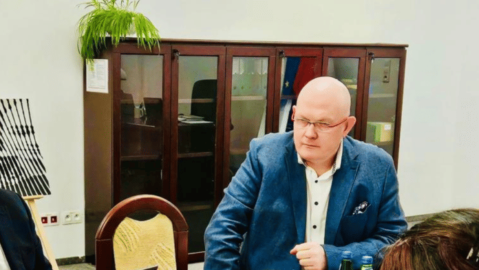 Polish Deputy Minister Michał Gramatyka during a conversation with ThePrint. He says cybersecurity is team sport that requires convergence of experience, regulation & scalability. | ThePrint