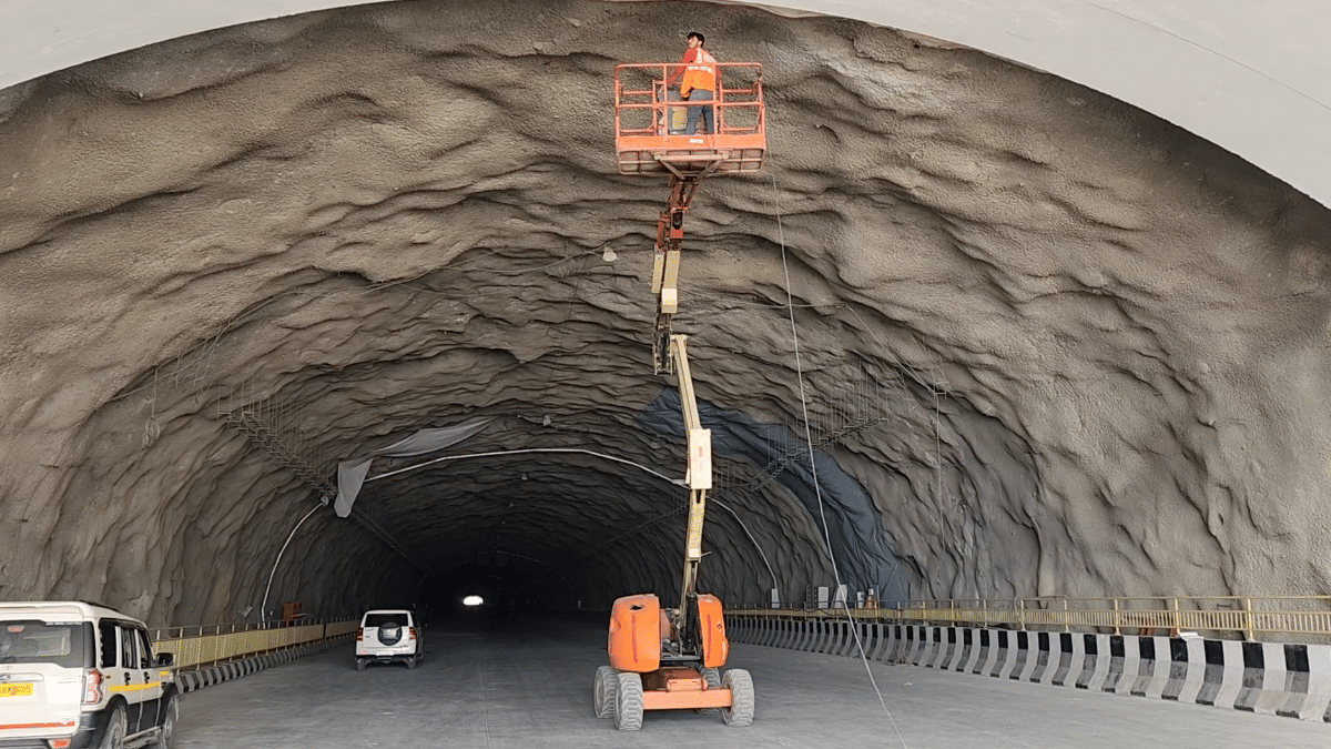 The project includes 2 bridges and 2tunnels along with 2 viaducts. | Purva Chitnis/ThePrint