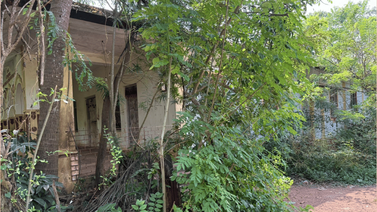 A property attached by the ED as part of probe into land-grabbing cases. | By Mayank Kumar/ThePrint