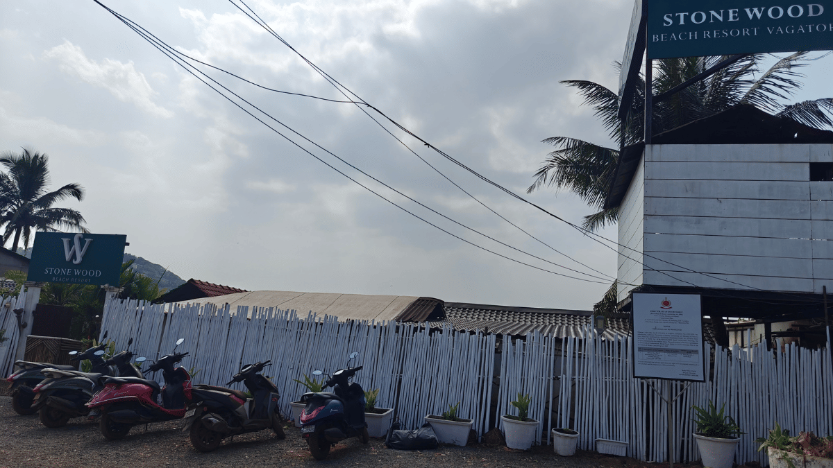 A beach-side property ED took possession of after attaching it as part of Investigation. | Mayank Kumar/ThePrint