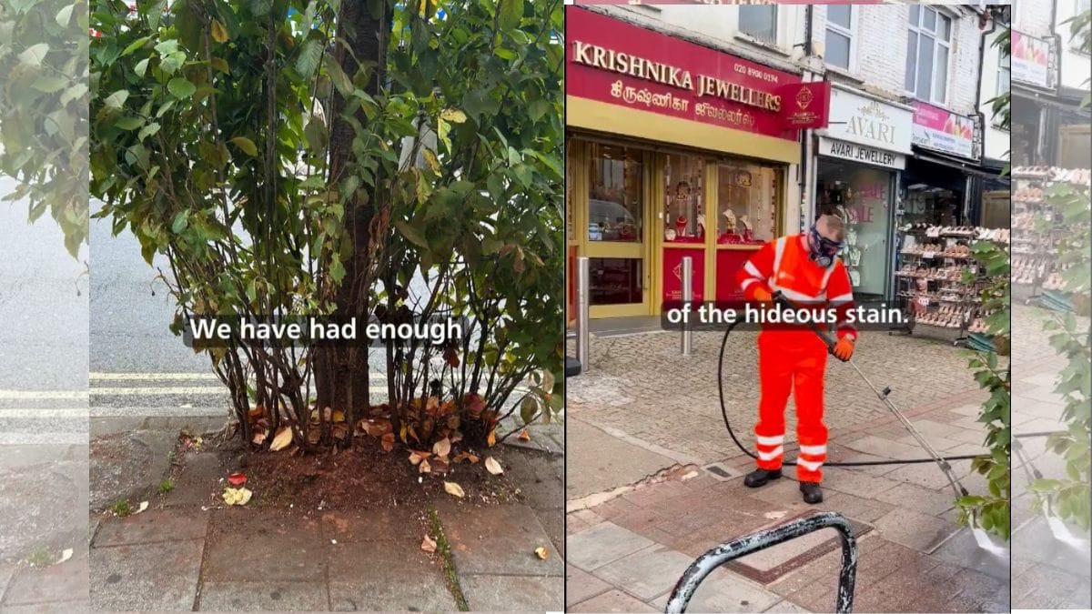 This London borough spends a bomb cleaning up paan spit stains. It's a  £30,000-a-year problem