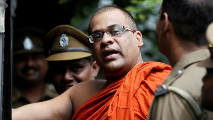 Galagoda Aththe Gnanasara, head of Buddhist group Bodu Bala Sena | Reuters