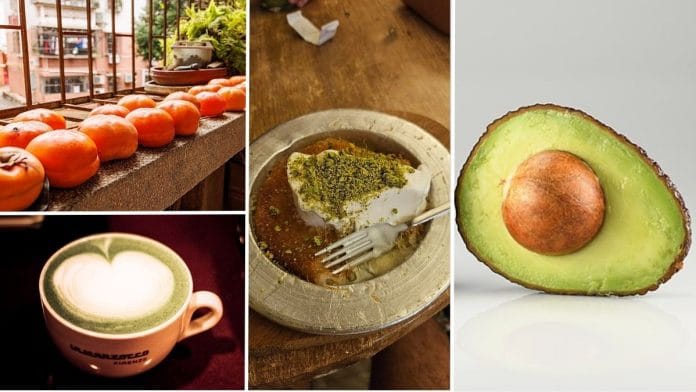 Top food treds o 2025: Persimmon, matcha, kunafa, avocado