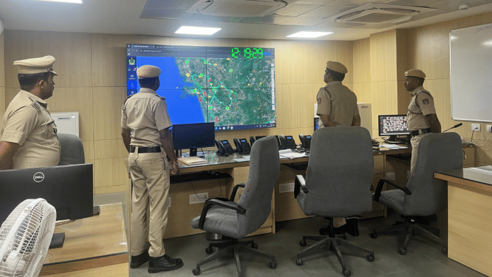 A fire department control room at Panaji headquarters. | Kasturi Walimbe/ThePrint