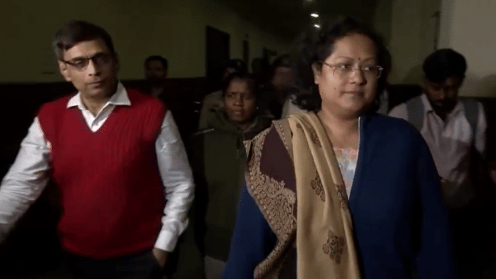 Saumya Chaurasia sent to judicial custody of 14 days in Chhattisgarh liquor scam case | X/@ANI