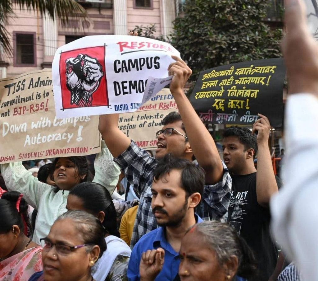 TISS protest