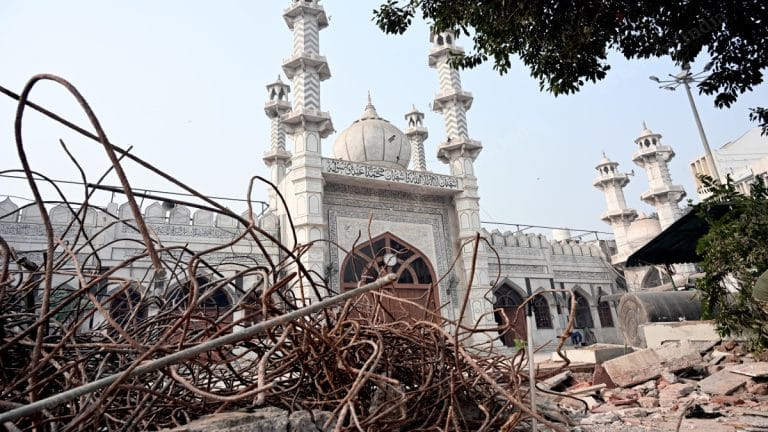 Photos of the week: A Delhi demolition, and persimmons in plenty