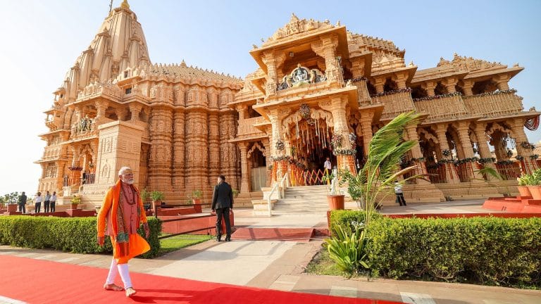 Story of Somnath defined not by destruction but by unbreakable courage—Modi on Somnath temple