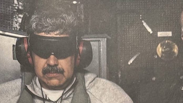 A photograph which U.S. President Donald Trump posted on his Truth Social account shows what he describes as Venezuelan President 