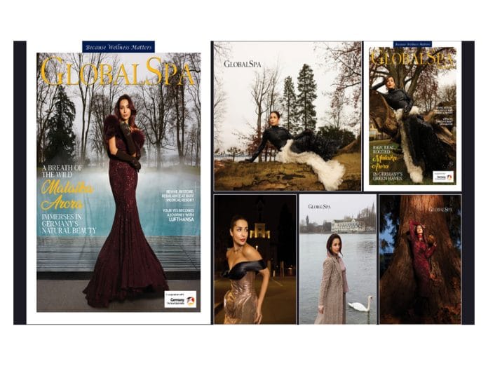 Malaika Arora Captures the Serene Beauty of Germany's Nature for GlobalSpa Magazine in Collaboration with German National Tourist Office India