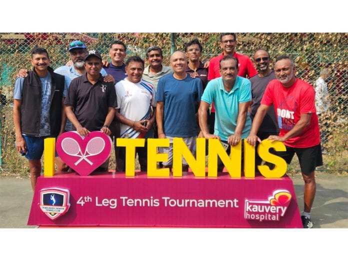 Kauvery Hospital & Tamil Nadu Seniors Tennis Club Organise Open Tennis Tournament