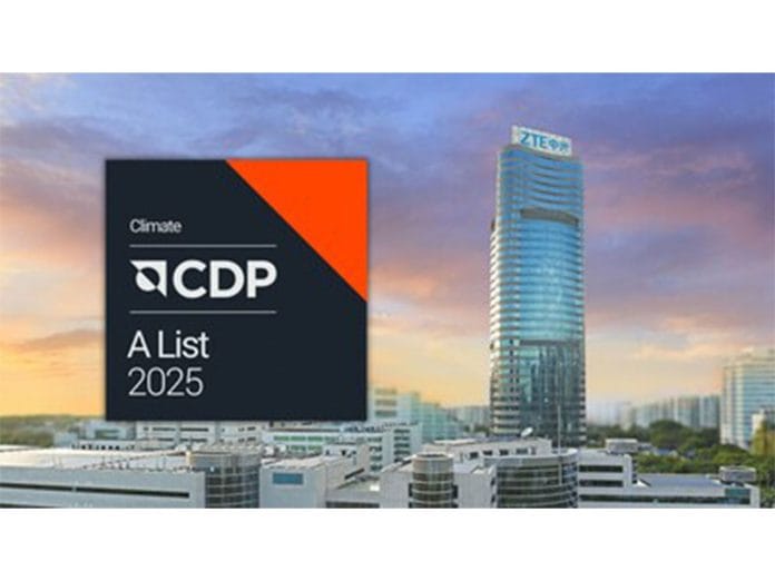 ZTE Recognized on CDP Climate A List for Third Consecutive Year, Ranking Among the Global Top 4%