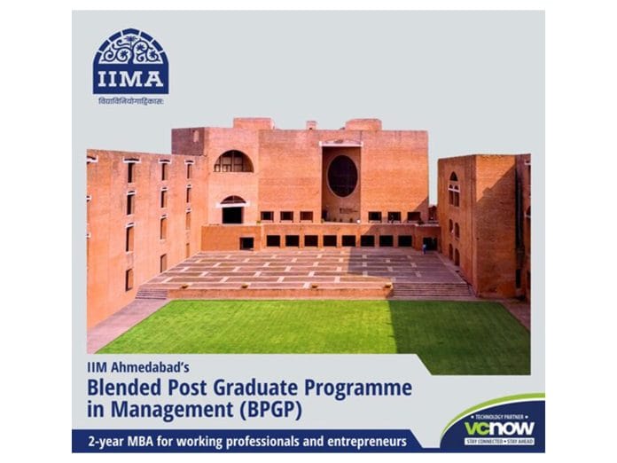IIM Ahmedabad invites applications for the 2026-28 Batch of its Blended Post Graduate Programme in Management (BPGP) for working professionals