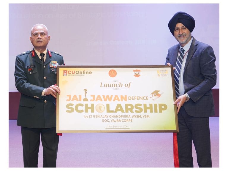 Chandigarh University Launches ‘CU Online Jai Jawan Scholarship’ for Family Members of Defense Personnel