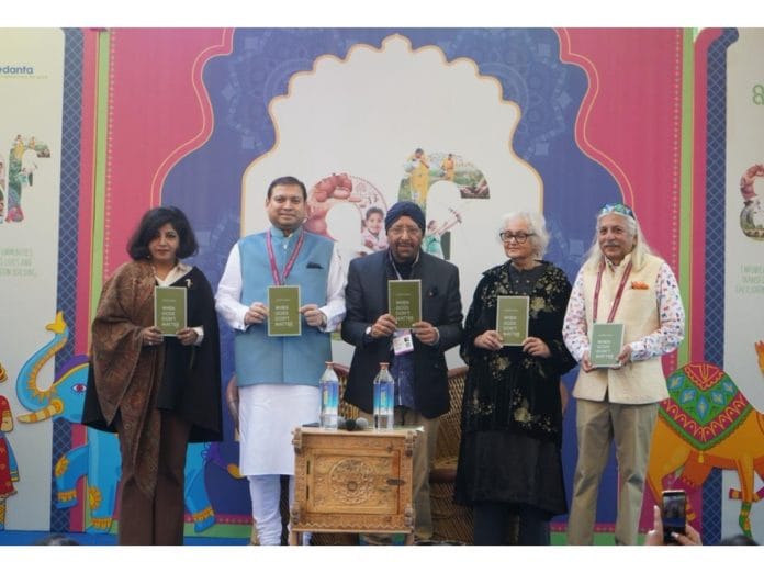 Anthology 'When Gods Don't Matter' unveiled at the Jaipur LitFest 2026 by culturist Sundeep Bhutoria