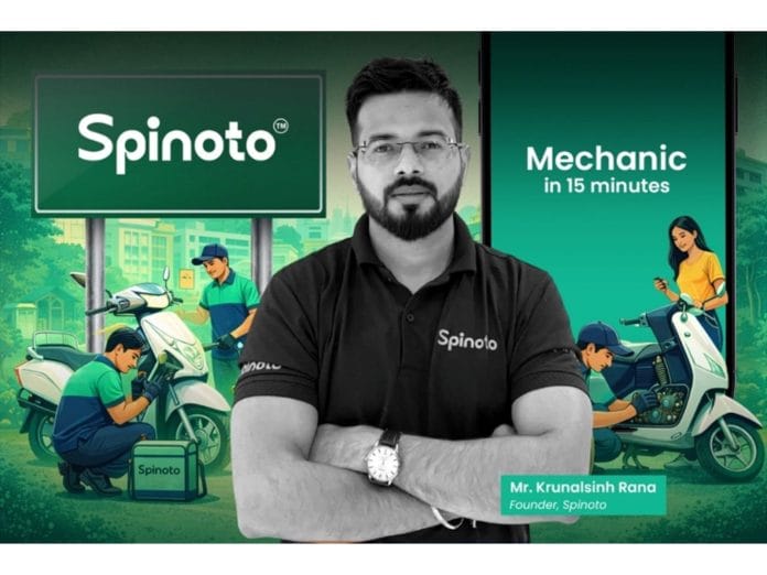 Spinoto Introduces 15-Minute On-Demand Mechanic Service, Autotech now on fingertips