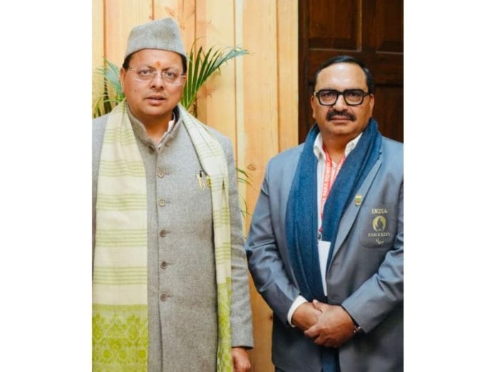 Para Powerlifting on a Fast Track, Chairman JP Singh Meets Uttarakhand CM, Athletes See a Bright Future