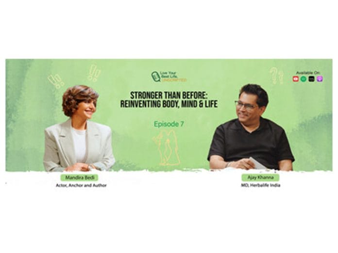 Mandira Bedi Shares Her Journey on the New Episode of Herbalife India's Podcast
